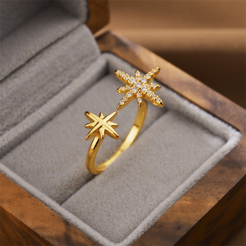 Star Couple Ring Giftaecologist