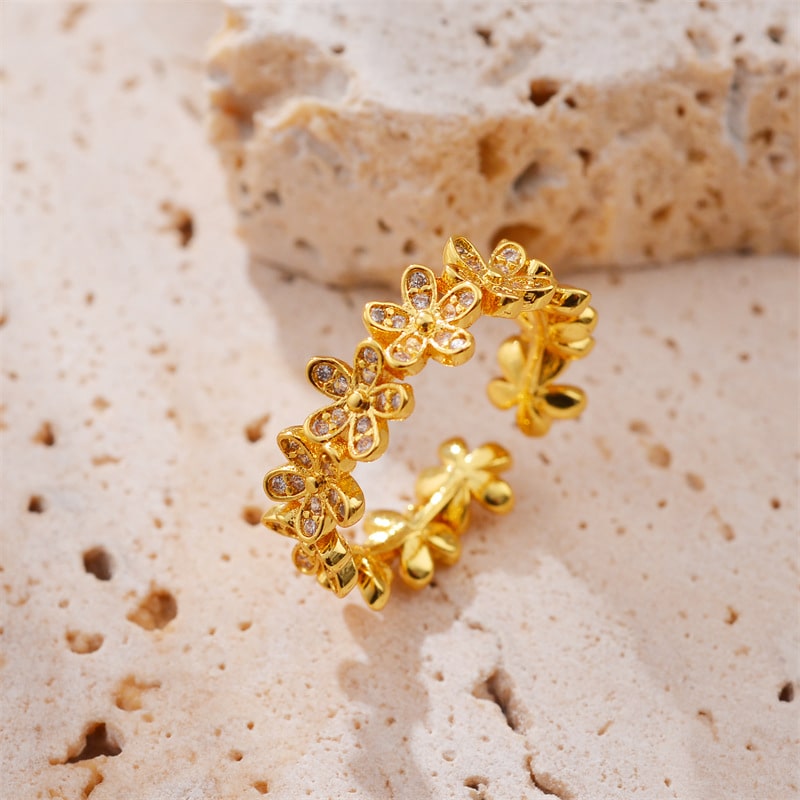 Flower Infinity Ring Giftaecologist