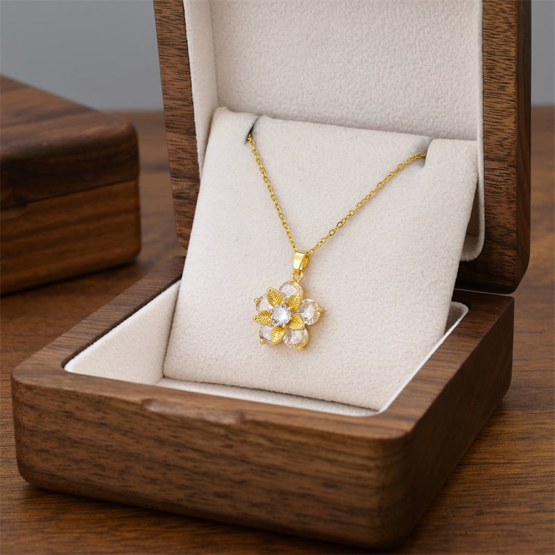 Flower 2 Necklace Giftaecologist