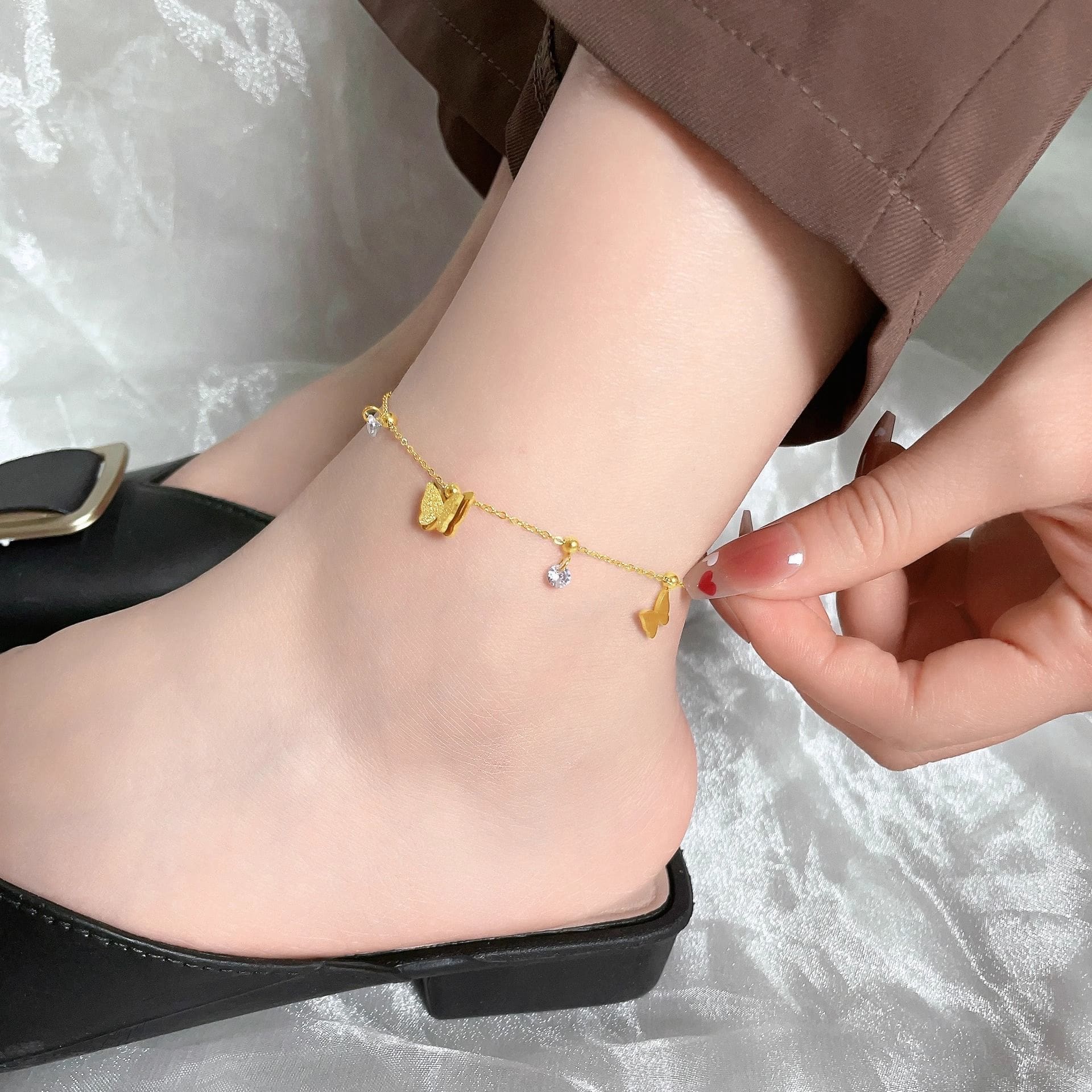 Butterfly 2 Anklet Giftaecologist