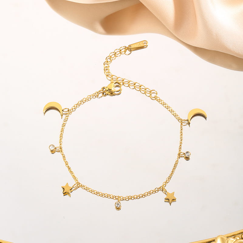 Moon Star Anklet
