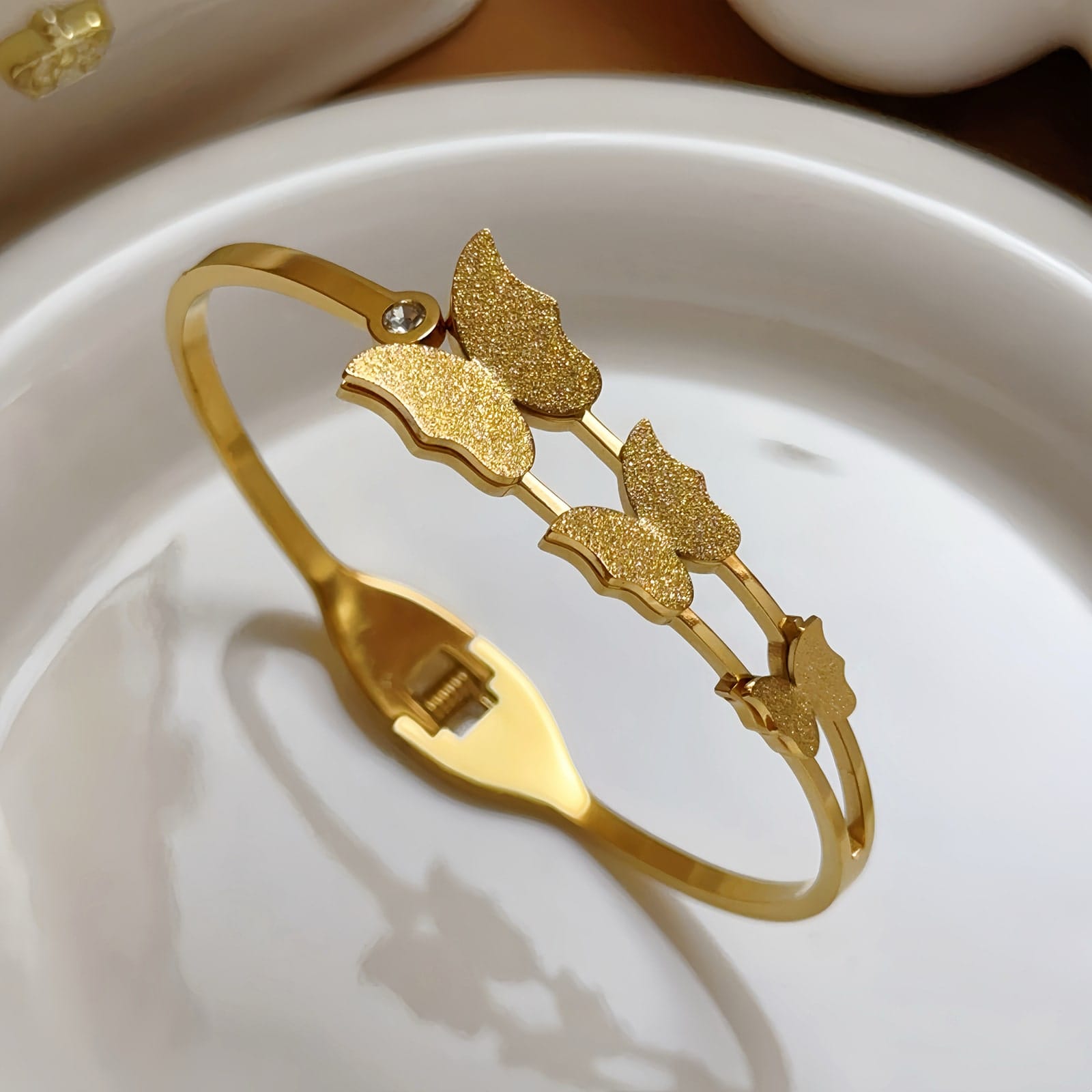 Butterfly 9 Stone Bracelet Giftaecologist