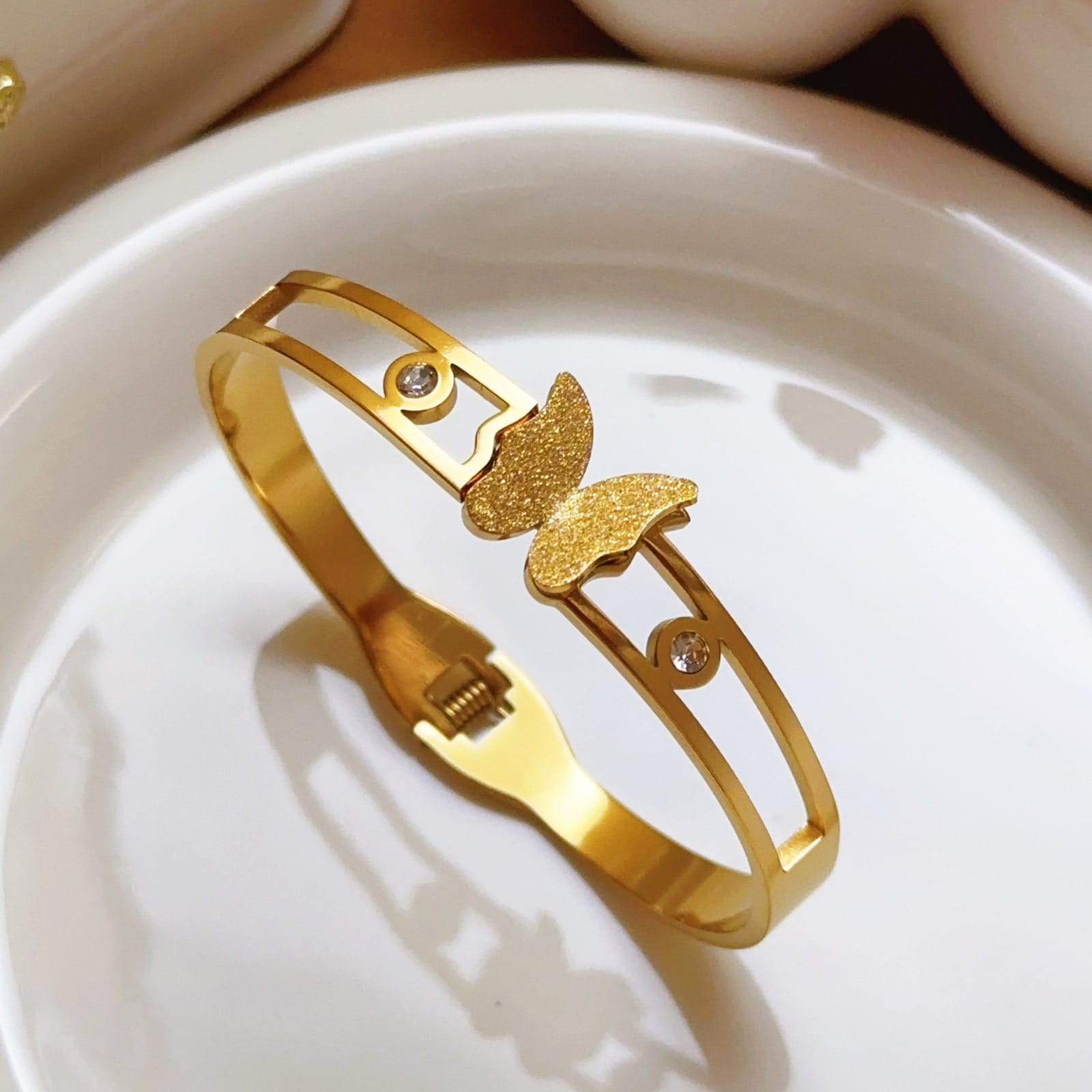 Butterfly 8 Stone Bracelet Giftaecologist