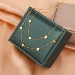 Star Layered Necklace Giftaecologist