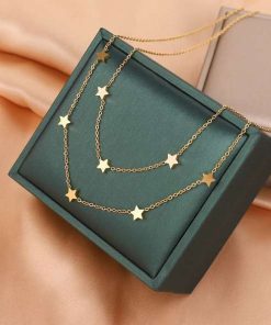 Star Layered Necklace Giftaecologist