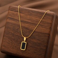 Dice Black Necklace Giftaecologist