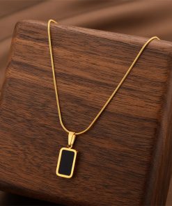 Dice Black Necklace Giftaecologist