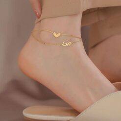 Heart Love Anklet Giftaecologist