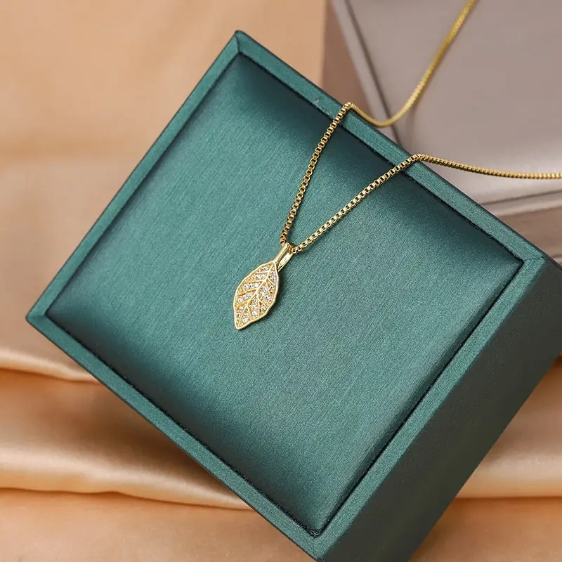 Leaf 2 Necklace Giftaecologist