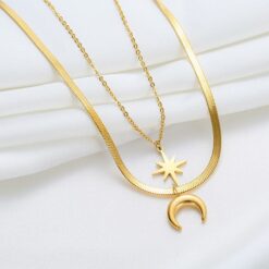 Moon Star Necklace Giftaecologist