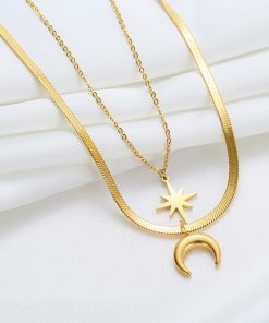 Moon Star Necklace Giftaecologist