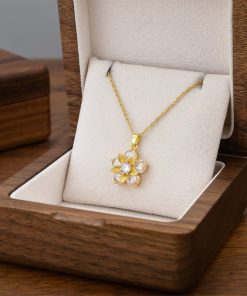 Flower 2 Necklace Giftaecologist