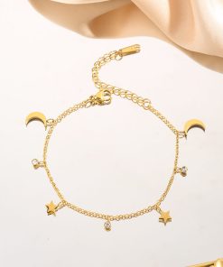Moon Star Anklet
