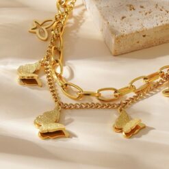 Alternative view of Butterfly 1 Bracelet Giftaecologist