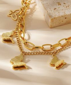 Alternative view of Butterfly 1 Bracelet Giftaecologist