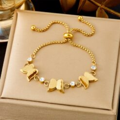 Alternative view of Butterfly 2 Bracelet Giftaecologist