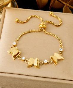 Alternative view of Butterfly 2 Bracelet Giftaecologist