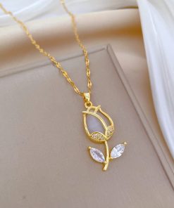 Rose 2 Necklace Giftaecologist