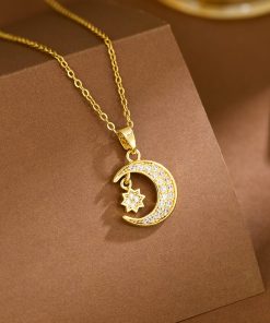Moon Star 2 Necklace Giftaecologist