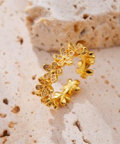 Flower Infinity Ring Giftaecologist