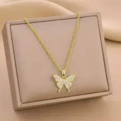 Butterfly 1 Necklace Giftaecologist