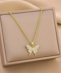 Butterfly 1 Necklace Giftaecologist