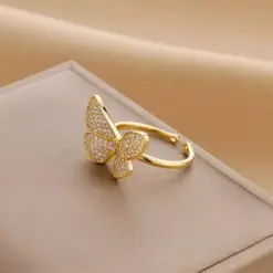 Alternative view of Butterfly 2 Ring Giftaecologist