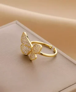 Alternative view of Butterfly 2 Ring Giftaecologist