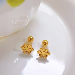 Leaf Snow Earrings