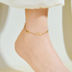 Heartbeat Anklet