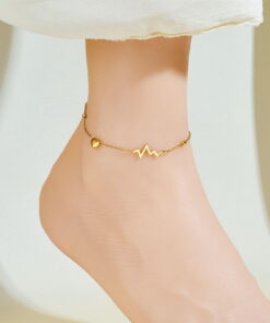 Heartbeat Anklet